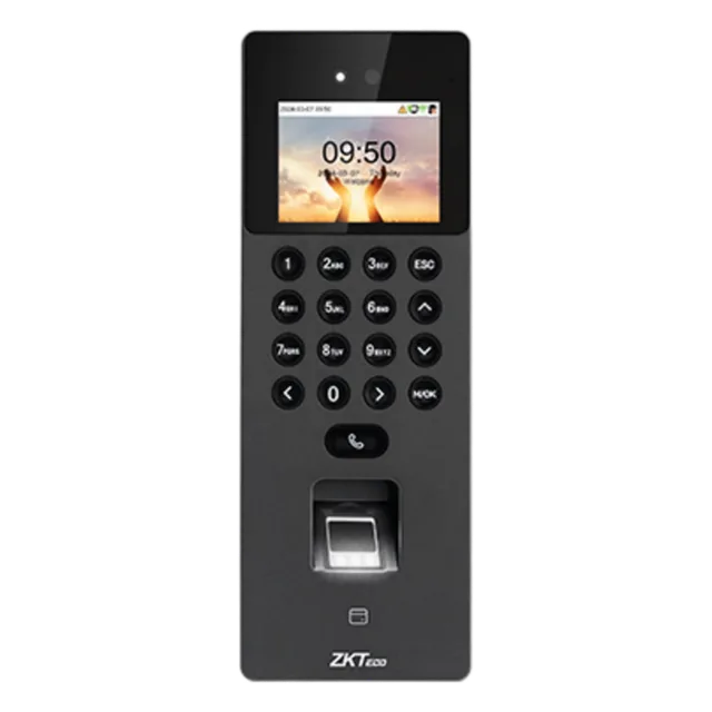 Reloj checador ZKTeco SenseFace 2A de reconocimiento facial y huella digital con WiFi
